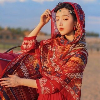 Khăn Choàng Áo Khoác Ngoài Lụa Mỏng Chống Nắng - Phù Hợp Đi Bãi Biển