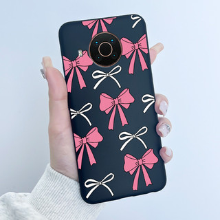 Dành Cho Nokia X10 X20 X100 Ốp Lưng Điện Thoại Tình Yêu Dễ Thương Thỏ Hoạt Hình Đen Mờ Mềm TPU Bảo Vệ Cho Nokia X 10 X20 X100 Vỏ