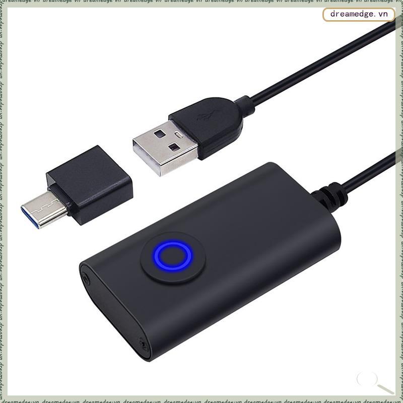 [dreamedge] Bình lắc lắc chuột 2 trong 1 USB Type-C Chuột Jiggler có công tắc bật / TẮT Máy lắc chuột tự động miễn phí