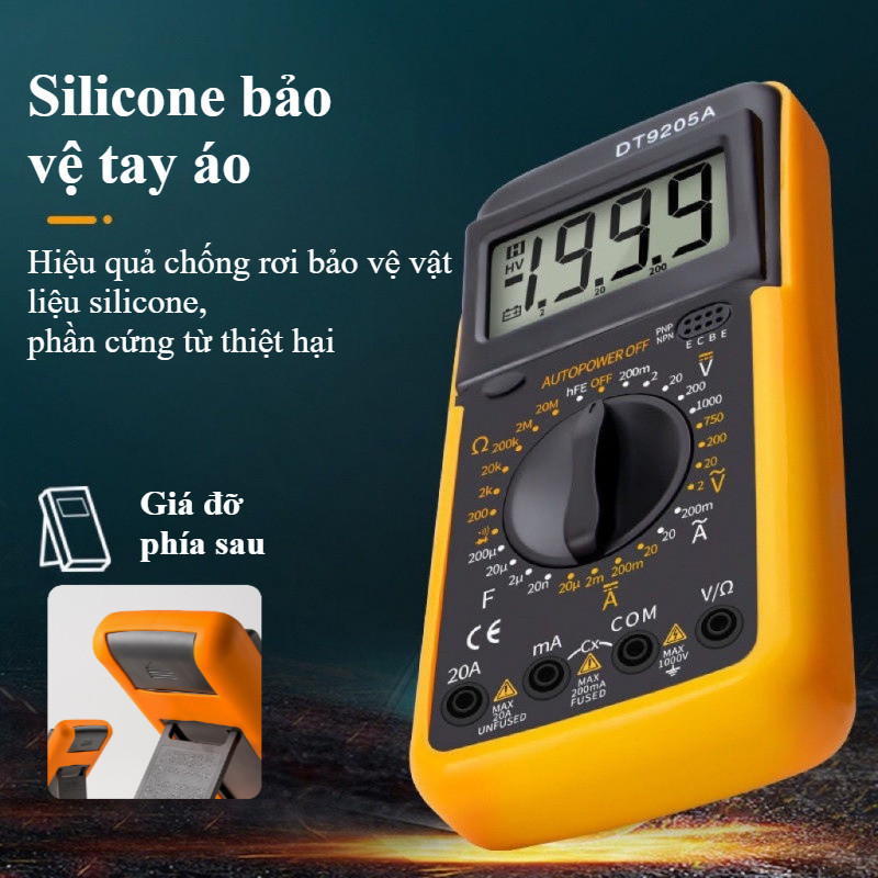Đồng Hồ Vạn Năng Kỹ Thuật Số, Đo AC / DC, Kiểm Tra Transistor NCV, Chức Năng Bút điện Không Tiếp Xúc