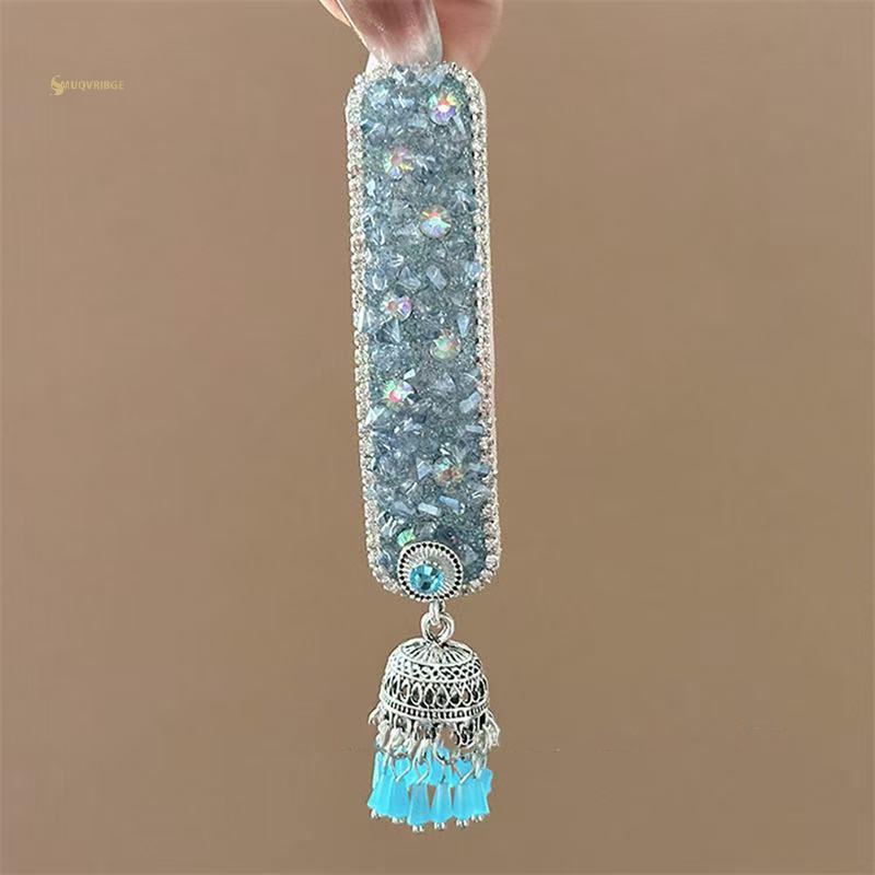 MUQV Cổ Điển Tím sel Pha Lê Thanh Lịch Phong Cách Dân Tộc Tóc Vòng Mũ Đội Đầu Retro Phong Cách Trung Hoa Kẹp Bên Đảng n