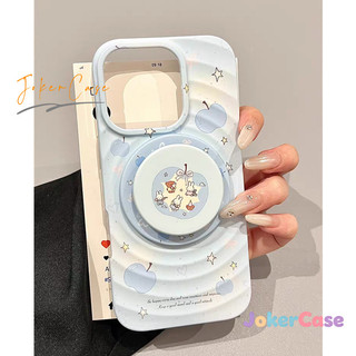 Ốp Lưng Cho IPhone 16 11 13 17 15 12 14 Pro Max 16 7 15 8 Plus X XR XS MAX 17AIR Vỏ nam châm sóng động vật ngọt ngào