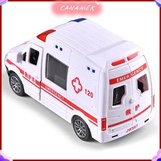 CANAMEK Bệnh Viện Cứu Hộ Xe Cứu Hộ Cảnh Sát Kim Loại Ô Tô Mô Hình Kéo Ba Âm Thanh Và Hợp Kim Ánh Sáng Diecast Đồ Chơi Ô Tô Cho Trẻ Em Bé Trai Quà Tặng CSF