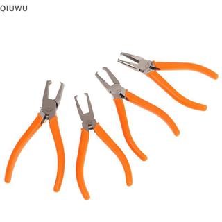 Kìm cắt nhựa QIUWU 90 độ Double-Edge 4 / 6 / 10mm Hàm xả CR-V Đầu cắt dụng cụ cầm tay thợ điện cho Sprue Burrs.