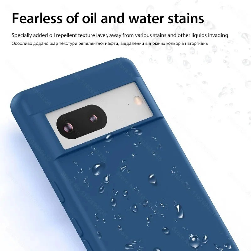Ốp Điện Thoại Cạnh Thẳng Lỏng Cho Google Pixel 5 5A 6 6A 7 7 A Pro Ốp Lưng Chống Rơi Chống Sốc Chất Lỏng Nhà Ở Bảo Vệ Mặt Sau Điện Thoại