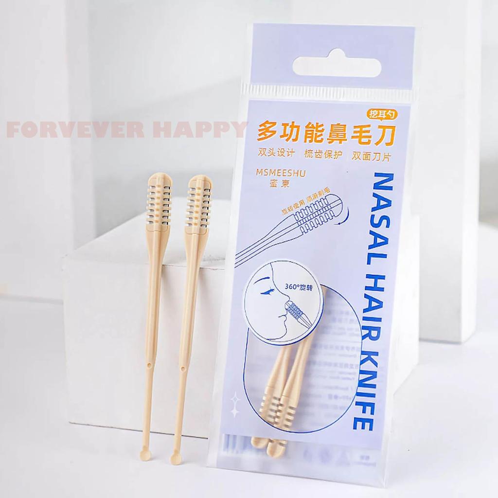 2 / 4 Dụng cụ cắt tóc mũi 2 trong 1 Công cụ tẩy tóc Nostril Thích hợp cho cả nam và nữ