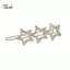 Kẹp tóc PlumHOUSEpunk pentagram vintage pha lê ngôi sao - kèm khuyên tai và kẹp mũ thời trang cho nữ