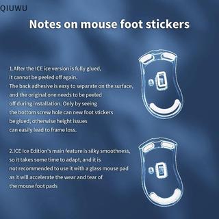 QIUWU 1 Bộ Miếng Lót Chân Chuột Chơi Game Chống Trơn Trượt Giày Trượt Cho Razer DeathAdder V2 PRO / MINI / X HyperSpeed Mouse Gamer Phụ Kiện.