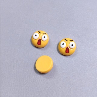 Set Charm Emoji Cảm Xúc Cute Đủ Biểu Cảm – Charm Gắn Dép Hoạt Hình Vàng Dễ Thương, Phụ Kiện DIY Dép Crocs Xinh 16MM