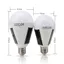 Bóng đèn khẩn cấp SAIA, Bóng đèn sạc LED không nhấp nháy 7W 12W 1200mAh, Bóng đèn cắm trại gia đình E27 di động tại nhà