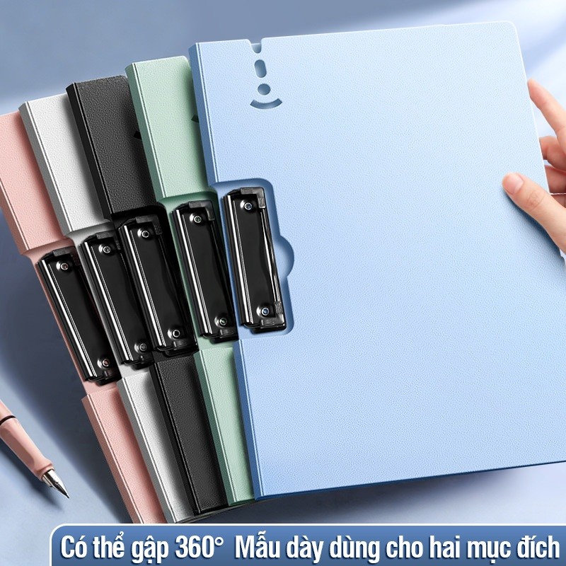 Kẹp Tài Liệu A4, Bìa Trình Ký Cứng Chắc Chắn, Thiết Kế Cao Cấp, Đồ Dùng Thiết Yếu Cho Học Sinh Và Văn Phòng