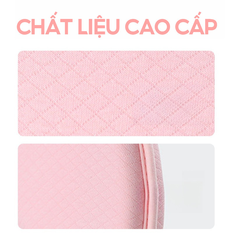 【SKISOPGO】Gối Cao Su Non Cho Bé,từ 0 - 12 tháng tuổi,Thoáng Khí,Dễ Vệ Sinh,Gối Nằm Bé Sơ Sinh