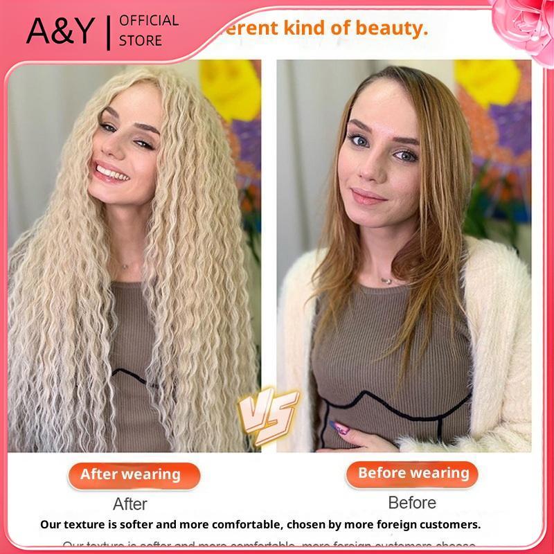 A & Y Sâu xoắn bện tóc boho, dây móc tóc tổng hợp, phù hợp cho nhiều kiểu tóc và chịu được nhiệt độ cao.
