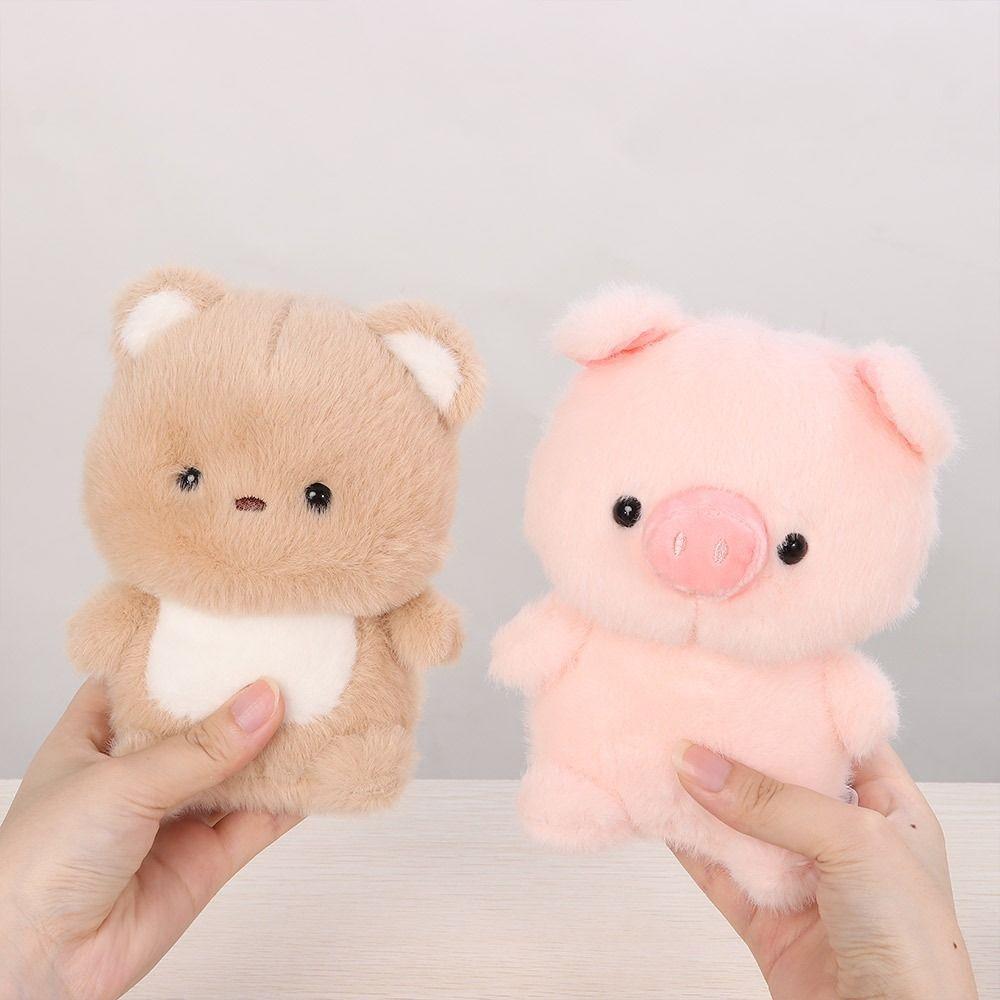 Gối NEAVERLER Thú Nhồi Bông, Búp Bê Đồng Hành Sang Trọng 16cm Sang Trọng, Kawaii Siêu Mềm Gấu Voi Động Vật Sang Trọng Đồ Chơi Bàn Làm Việc