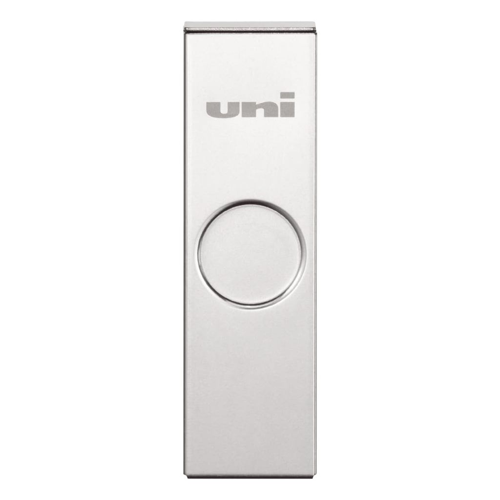 Uni Metal Case Ruot But Chi Bam/0.3mm 0.5mm HB Khang Nhem/Hop Kim Loai Truot Mo/Nhat Ban