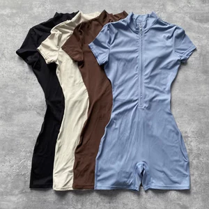 Bộ jumpsuit yoga nữ phong cách mới từ châu Âu và Mỹ, thiết kế skinny phù hợp khiêu vũ và thể dục