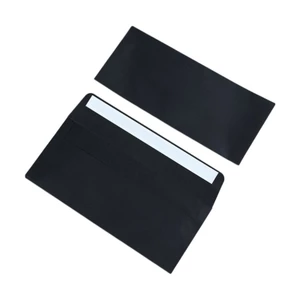 Yoo 100 Chiếc Chuyên Nghiệp Đen Selves Cói Phong Bì 10 Kích Thước Tự Niêm Phong Phong Phong Bì Tiêu Chuẩn Cho Kinh Doanh Chữ Cái Và Ca