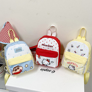 GC2 Crayon Shin-chan Hello Kitty Ba Lô Dành Cho Học Sinh In Dung Tích Lớn Thời Trang Nữ Đi Học CG2