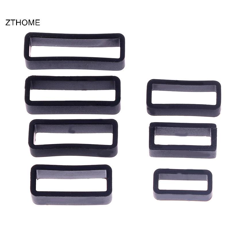 ZTHOME 7 Kích Cỡ Bla Silicone Dây Đeo Đồng Hồ Giữ Vòng Vòng Cao Su Bule Vòng 14-26 Mm Giữ Giá Đỡ Dây Đeo Đồng Hồ Phụ Kiện HOT