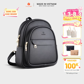 Balo Yuumy (Thời trang nữ cỡ trung basic - Balo da Seasand YBA51)