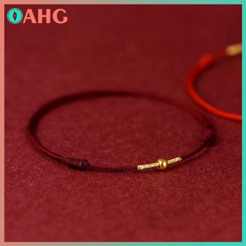 THÊM Thời Trang Handmade Vòng Tay Dây Đỏ Luy Lắc Tay Nam Nữ Người Yêu Bạn Thân Nhất Luy Vòng Tay Vòng Chân Kích Thước Điều Chỉnh BSS