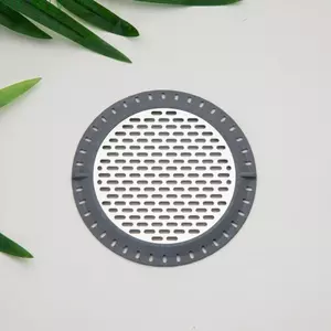 {WELV}Stainless Steel For Bathroom Drain Cover Round Style with Hair Catching Function