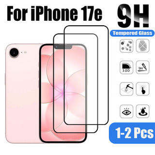 1-2 Chiếc Kính Cường Lực HD Bảo Vệ Màn Hình Cho iPhone 17e 17 Pro 16e 16 14 13 15 Max Air Plus 2026 Phim Bảo Vệ
