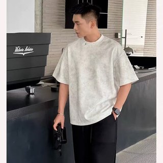 Áo thun nam GKSSS tay ngắn thương hiệu hợp thời trang Hàn Quốc cao cấp cảm giác bầu trời đầy sao trung tính