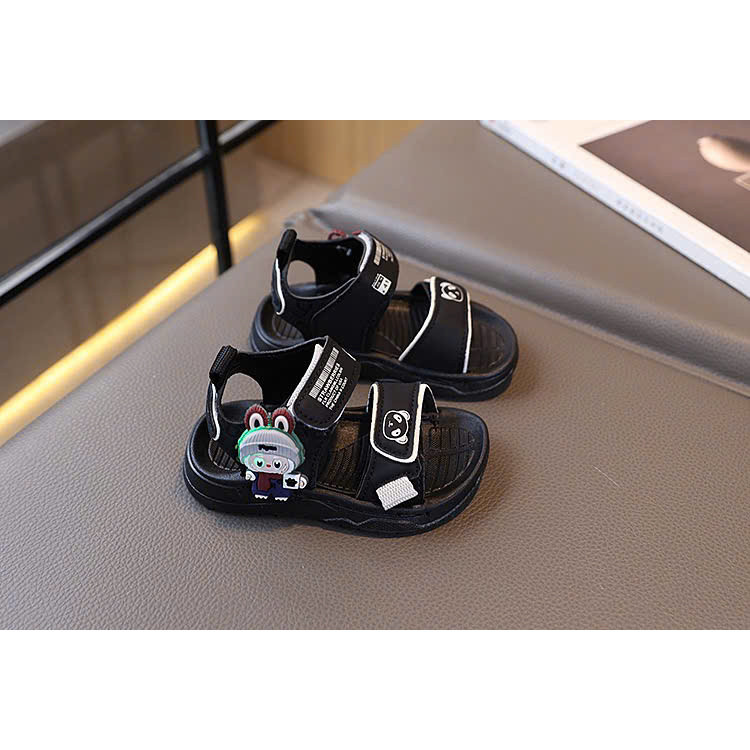 ( hàng sẵn ) sandal đèn led quai dán bé trai dép quai hậu cho bé kiểu dáng thể thao khâu đế bền đẹp chống trượt C46