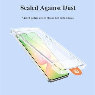 Lereach Kính cường lực bảo vệ màn hình cho Samsung Galaxy A57 A37 A56 A36 A55 A35 A27 A17 A26 A16 A07 A06 A05, Hộp chống bụi, Dán keo 1 giây, Phim kính cường lực