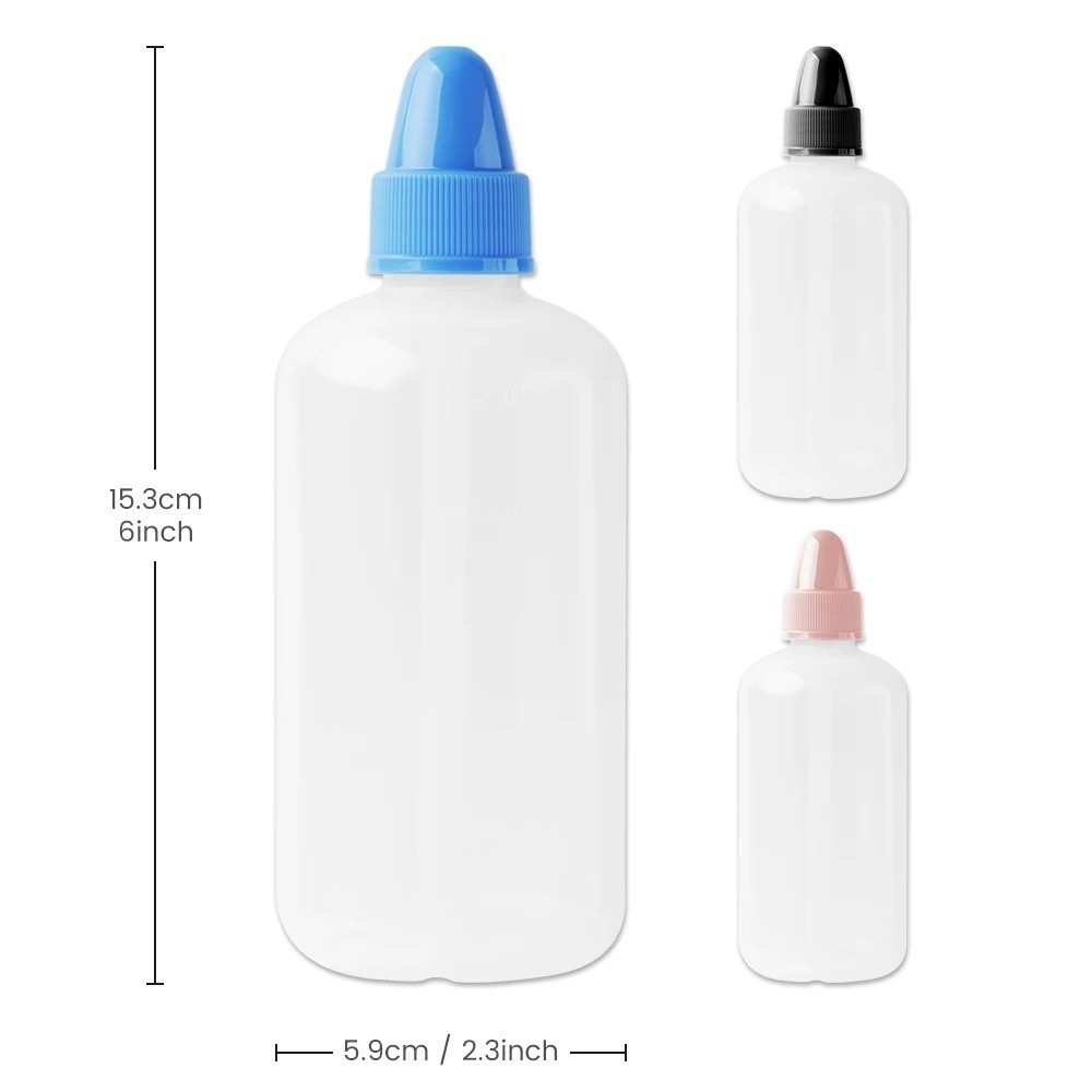Nồi Neti OUSXA, Máy giặt mũi Sinus Rinse 250ML, Máy tưới mũi nhẹ di động có thể tái sử dụng cho người lớn và trẻ em