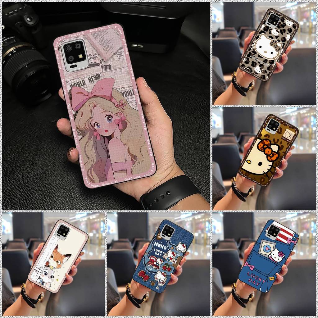 Ốp Điện Thoại Dễ Thương Cho Sharp Aquos Zero6 / Aquos Air Bọc Toàn Bộ TPU Bảo Vệ Chống Sốc Va Đập, Chống Thấm Nước, Phim Hoạt Hình, Chống Bụi Bẩn, Graffiti