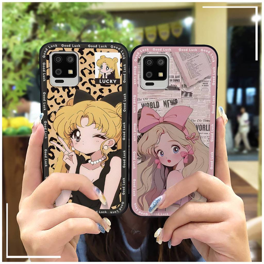 Ốp Điện Thoại Dễ Thương Cho Sharp Aquos Zero6 / Aquos Air Bọc Toàn Bộ TPU Bảo Vệ Chống Sốc Va Đập, Chống Thấm Nước, Phim Hoạt Hình, Chống Bụi Bẩn, Graffiti