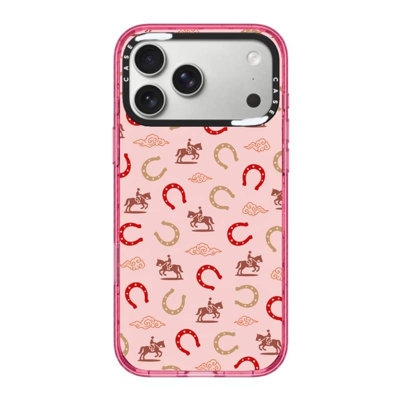 CASECASE X Lucky Horse Case Black / Sky Blue / Pink Fizz Candy Collection Màu sắc trong suốt cứng hút từ tính Vỏ tác động cho Apple IPhone 13 14 15 16 17Pro Max Plus Có hộp