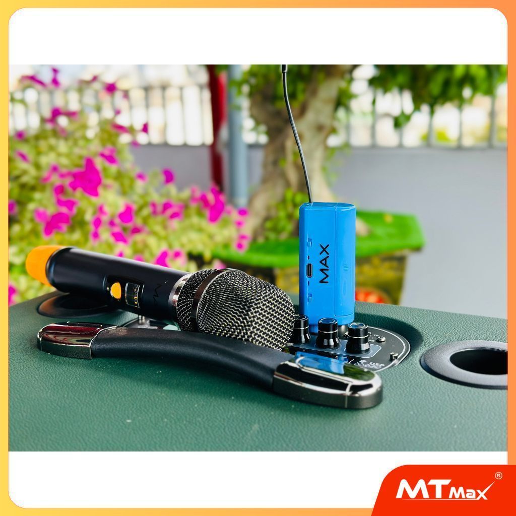 Micro không dây đa năng Max 36 Hút âm tốt, chống hú hiệu quả
