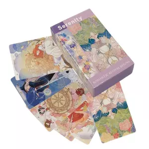 80 lá bài Serenity Sự hồi sinh lãng mạn Bắt đầu Tarot Deck Fate Bói toán Tarot Cards FortuneTelling Card Games Party Board Game sonlekvn