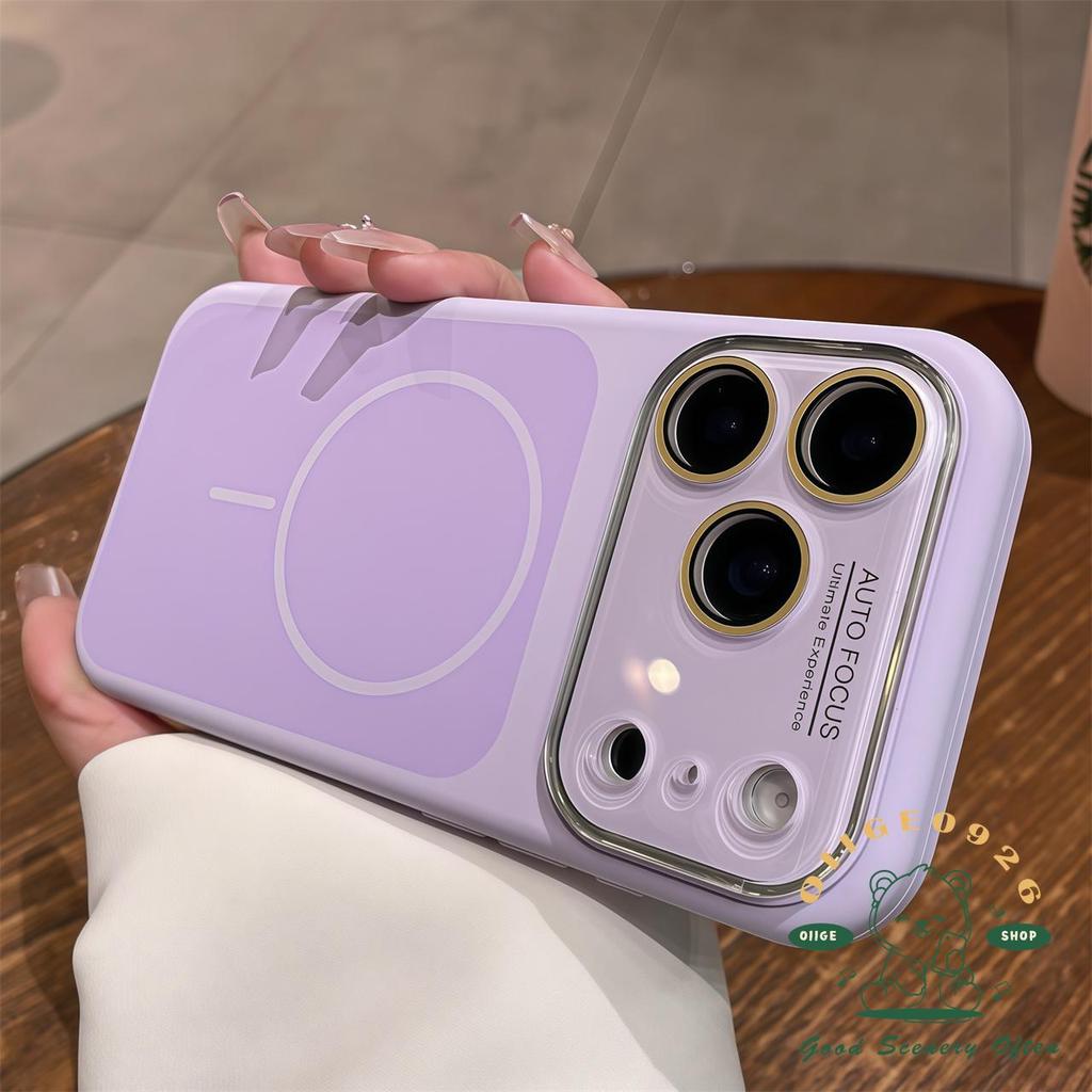 【 Ốp lưng iPhone17 】 Vỏ điện thoại hấp thụ từ tính silica gel lỏng chống rơi iPhone17 Pro Max 16 15 14 cho vỏ iPhone Vỏ mềm silicon TPU chống sốc