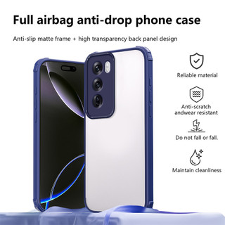 Áp dụng cho OPPO A5 4G 5G A5 2025 2020 CPH2735 CPH2727 Đệm khí bốn góc trong suốt cao cấp bảo vệ vỏ mềm chống sốc KLCY