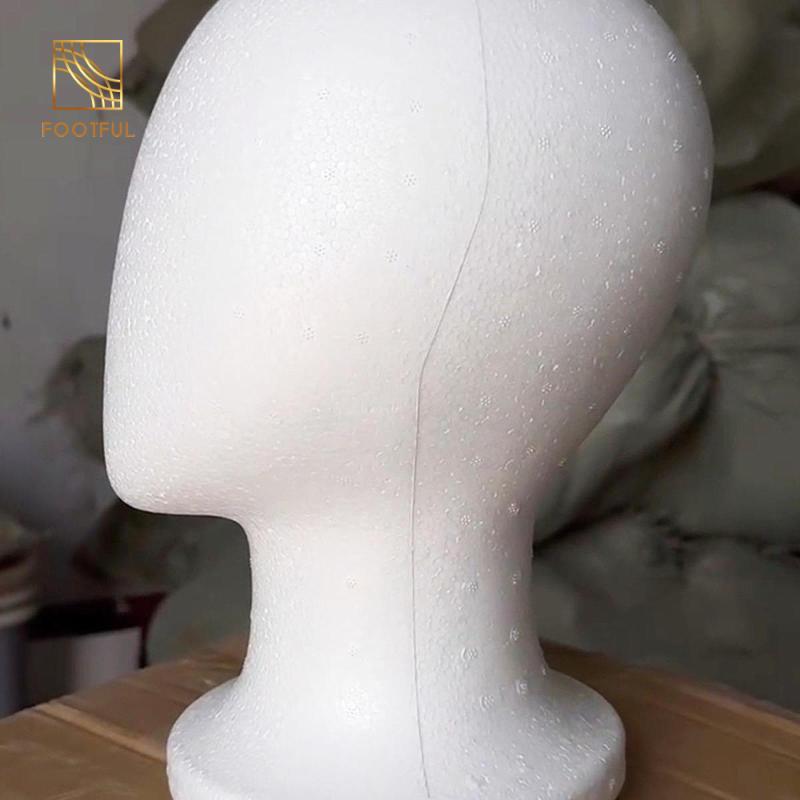 Foam Mannequin Head Wig Display Stand, Đầu mô hình đầu Manikin đa năng chuyên nghiệp cho trang sức Mũ nón Hairpieces Hat