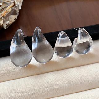 Bông tai giọt nước acrylic phiên bản Hàn Quốc, thời trang và đa năng dành cho nữ