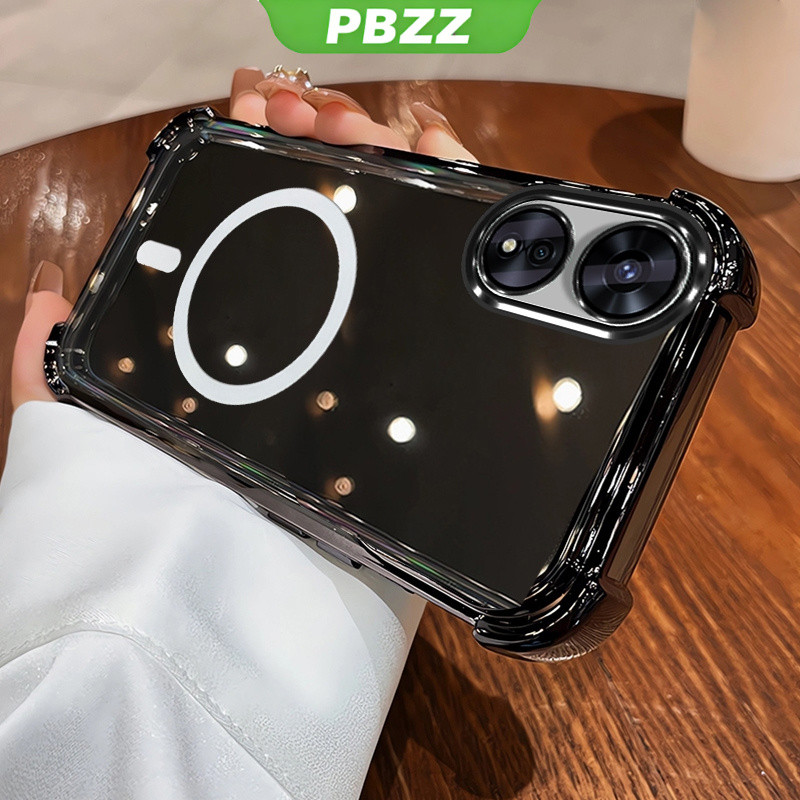 Ốp Lưng Cho OPPO Reno 8t A98 A78 A58 A17 A17K 5G A38 A60 A18 4G Vỏ Điện Thoại Vỏ Mềm Silicon Chống Sốc Thiết Kế Mới Thẩm Mỹ Rõ Ràng Với Từ Tính Không Dây SJBSWX11