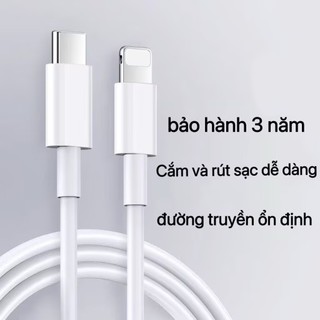 20W   Dây cáp dài 1 mét  Cáp sạc PD siêu tốc cho iPh iPad, cáp đôi Type-C, nhanh gấp đôi