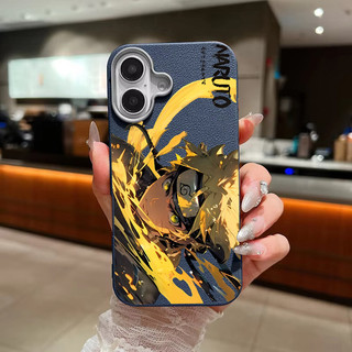Ốp lưng Uzumaki Naruto Anime Cho Redmi Note 14 13 12 11 Pro Plus Note 11T 12T Pro 14S 12S 4G 5G Kết Cấu Da Chống Sốc TPU Silicon