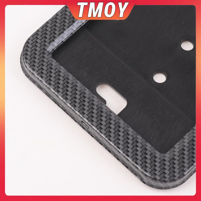 TMOY 1 Chiếc Tiêu Chuẩn Biển Số Thép Không Gỉ Khung Kim Loại Bao RU UA EU Biển Số Giá Đỡ Biển Số Giá Đỡ Gắn TMOY