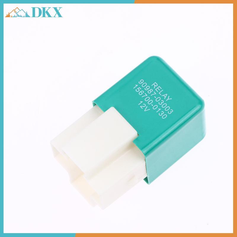 Rơle quạt làm mát thay thế ô tô DKX cho 90987-03003 1567000130 Kéo dài tuổi thọ động cơ trong nhiệt mùa hè.