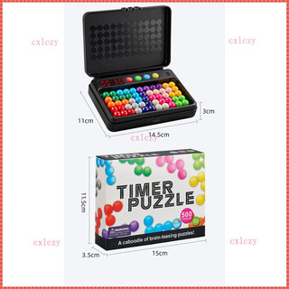 [Đồ chơi huấn luyện tư duy logic cho trẻ em] Phiên bản nâng cấp Hẹn giờ Trí tuệ Hạt ma thuật Kim tự tháp 500 cấp độ 2D đến 3D Thử thách đếm ngược nâng cao 7-14 tuổi Đồ chơi giáo dục trí não Tương tác giữa cha mẹ và con cái