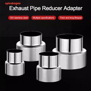 Phụ kiện ống thông gió SPIRAKOGEO, Bộ chuyển đổi giảm tốc ống xả bằng thép không gỉ di động, Nhiều kích cỡ Đường ống bạc Đường kính thay đổi khớp