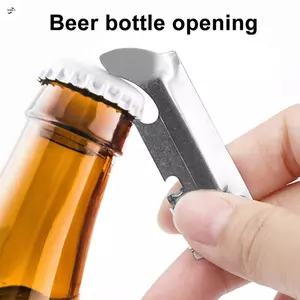 Dụng cụ mở chai kim loại Mini - Mang theo tiện lợi với thiết kế khóa cho bữa tiệc văn phòng tại nhà