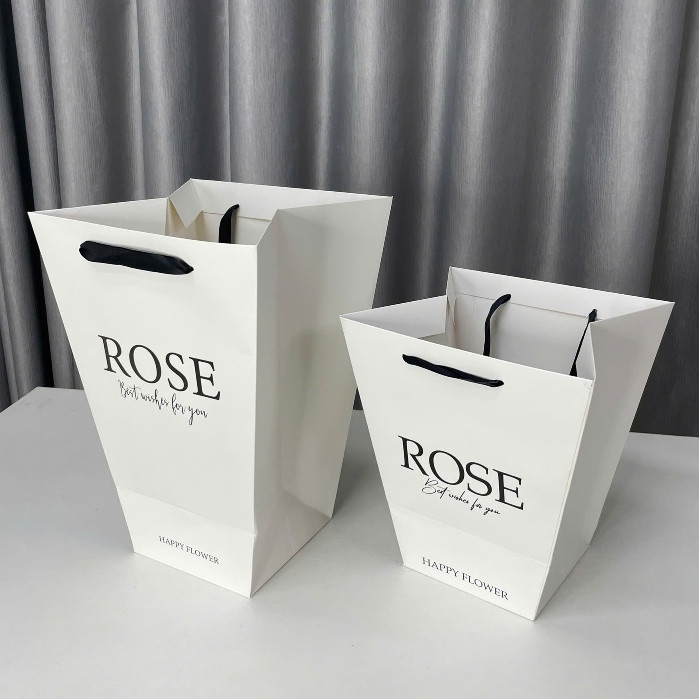 [HỎA TỐC HCM] Túi ROSE hình thang dùng để đựng bó hoa, đựng quà 2 SIZE ANGIHOME