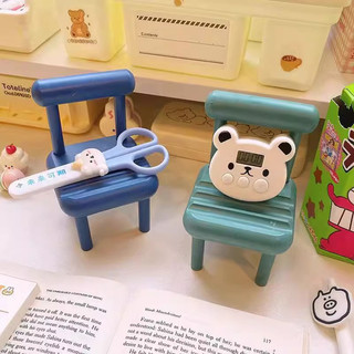 Giá đỡ điện thoại và máy tính bảng mini hình ghế dễ thương, decor bàn, nhỏ gọn tiện lợi cho iPhone Android iPad